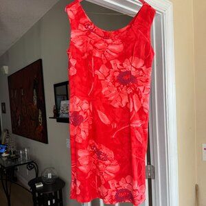 Jams World Women's Lovely Floral Sleeveless Dress, Size S